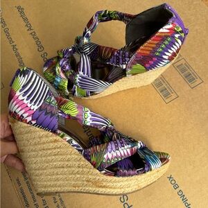 Colorful Wedge Sandals